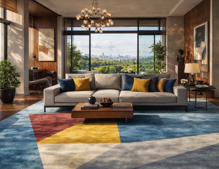 Powder blue rugs